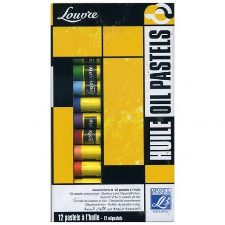 L&B Louvre Scatola 12 pastelli ad olio