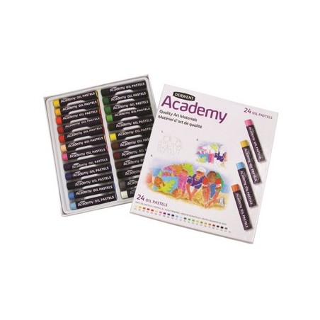 Derwent Academy Pastel Set 24 pastelli ad olio