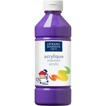 L&B Colori acrilici flacone da 500 ml Viola