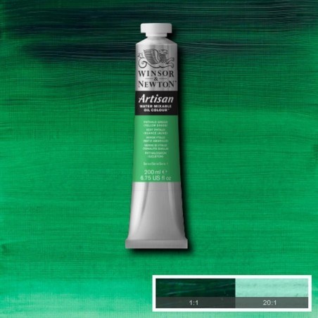 W&N Olio Artisan - 521 Verde di ftalo (tonalità gialla)