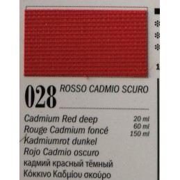 28 - Ferrario Olio Van Dyck Rosso cadmio scuro