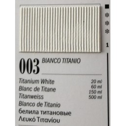 Colori olio Van Dyck 60 ml - 03 Bianco Titanio
