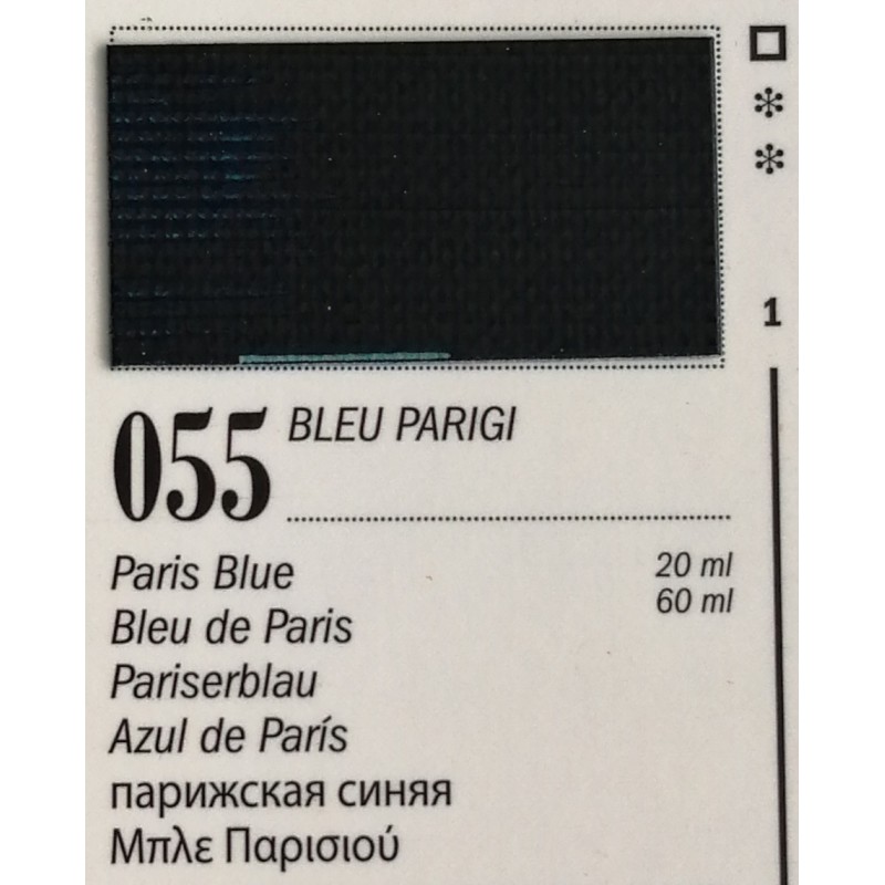 55 - Ferrario Olio Van Dyck Bleu Parigi