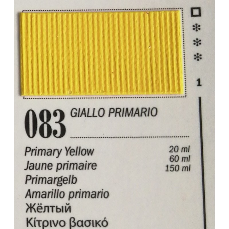 83 - Ferrario Olio Van Dyck Giallo Primario