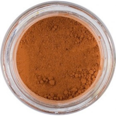 Pigmento Terra Siena bruciata contenitore plastica da 1 kg
