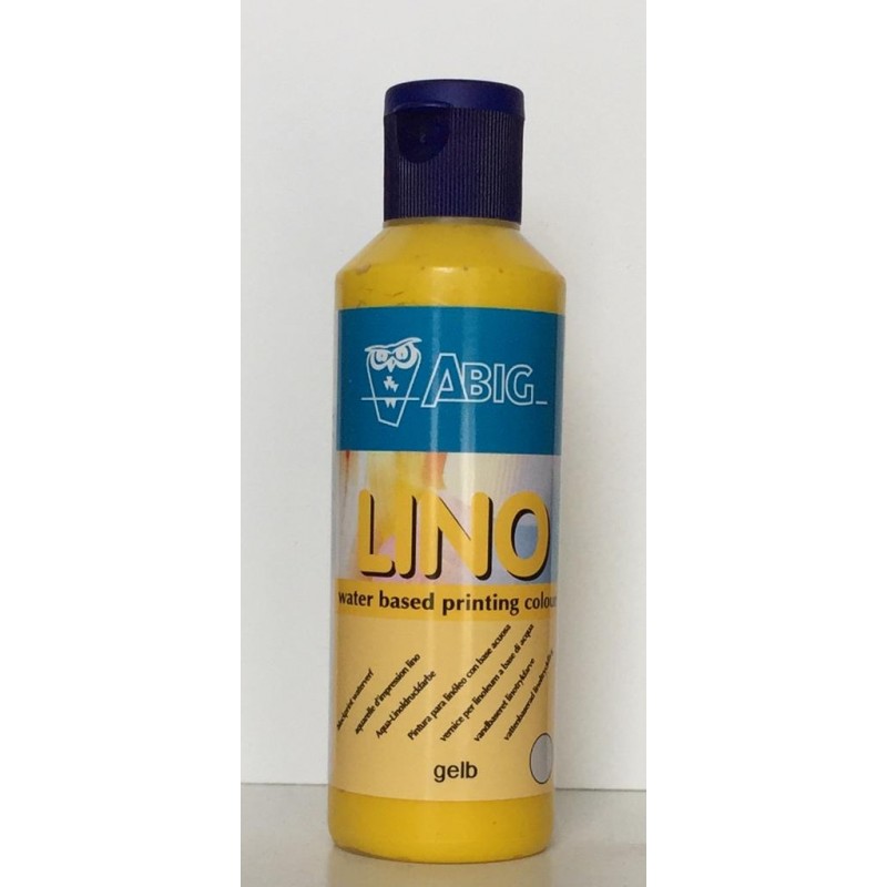 Abig inchiostro per linoleografia a base d'acqua 80 ml., Giallo