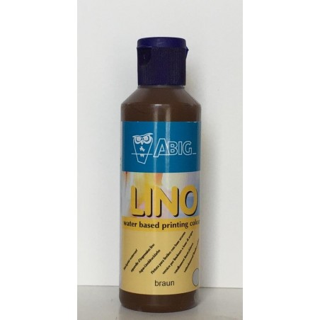 Abig inchiostro per linoleografia a base d'acqua 80 ml., Marrone