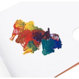 Blocco Tavolozze Bianche in carta per Pittura, Acquerello