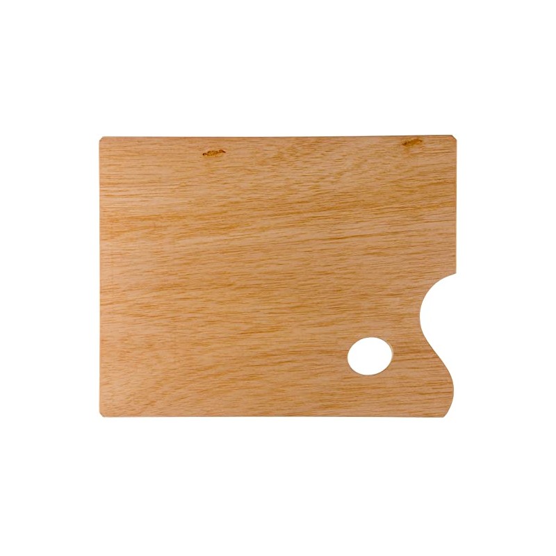 Tavolozza rettangolare in legno cm 25x30 spessore mm 5
