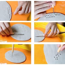 Set di 11 attrezzi per ceramica