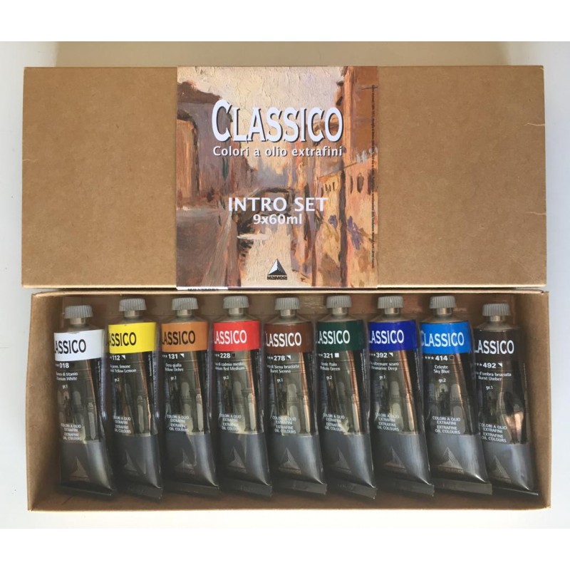Maimeri Classico Intro Set colori ad olio 9 tubetti 60 ml