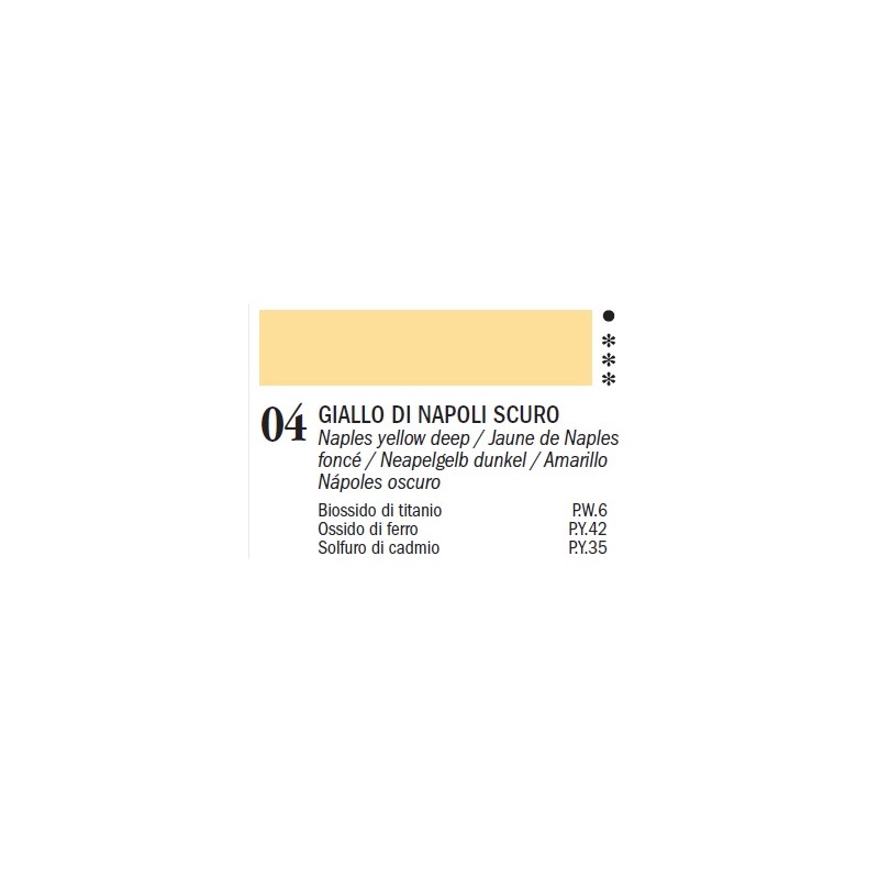 Colori ad olio Master-Ferrario, 60 ml - 04 Giallo di Napoli scuro Colori ad olio Master-Ferrario, 60 ml - 04 Giallo di Napoli scuro