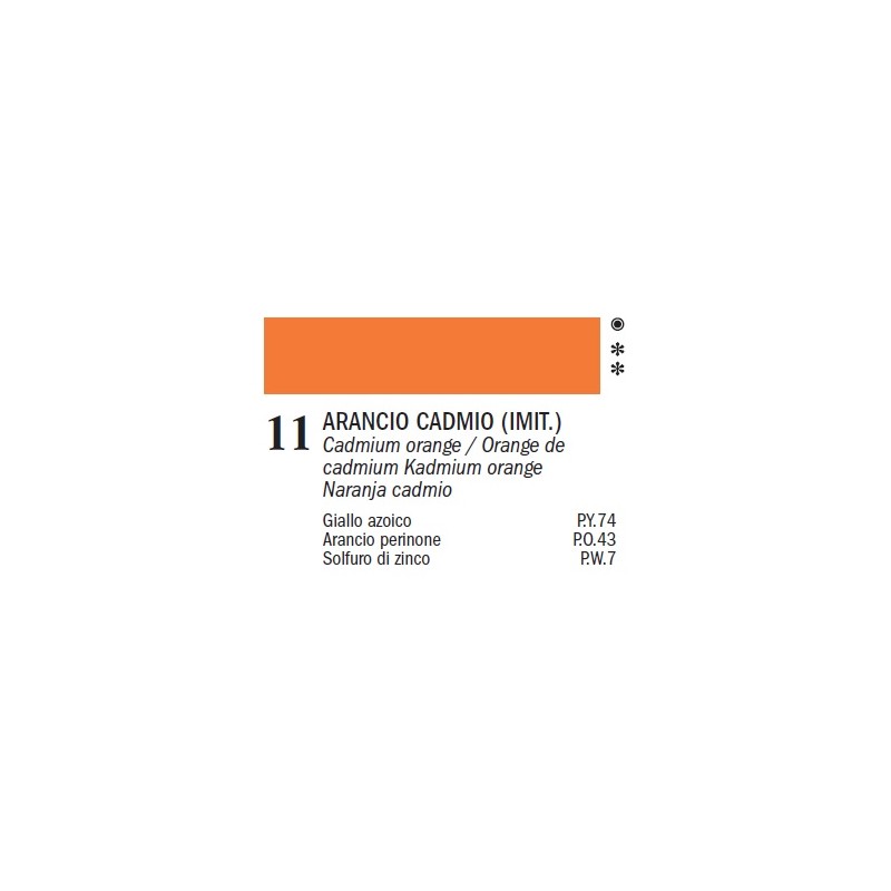 Colori ad olio Master-Ferrario, 60 ml - 11 Arancio Cadmio (imit.) Colori ad olio Master-Ferrario, 60 ml - 11 Arancio Cadmio (imit.)