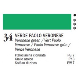 Colori ad olio Master-Ferrario, 60 ml - 34 Verde Paolo Veronese