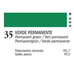 Colori ad olio Master-Ferrario, 60 ml - 35 Verde permanente