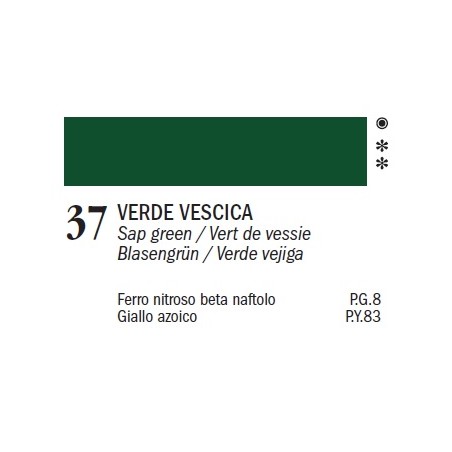 Colori ad olio Master-Ferrario, 60 ml - 37 Verde Vescica