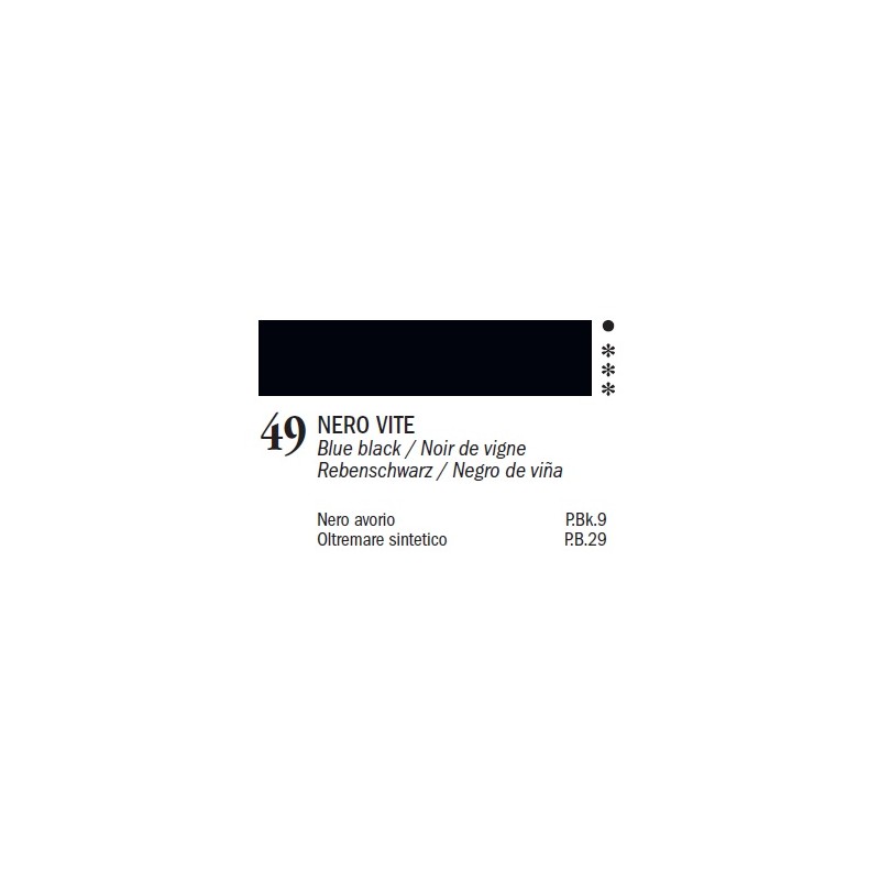 Colori ad olio Master-Ferrario, 60 ml - 49 Nero vite Colori ad olio Master-Ferrario, 60 ml - 49 Nero vite
