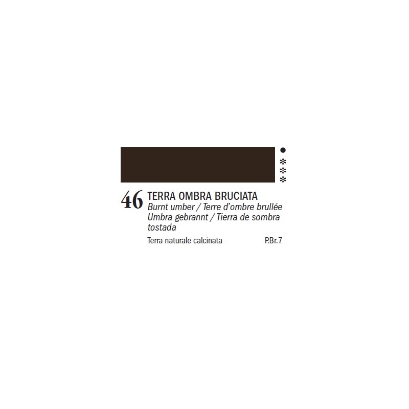 Colori ad olio Master-Ferrario, 60 ml - 46 Terra ombra bruciata Colori ad olio Master-Ferrario, 60 ml - 46 Terra ombra bruciata