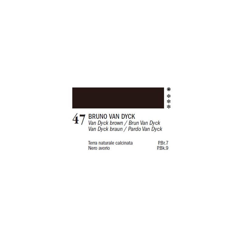 Colori ad olio Master-Ferrario, 60 ml - 47 Bruno Van Dyck Colori ad olio Master-Ferrario, 60 ml - 47 Bruno Van Dyck