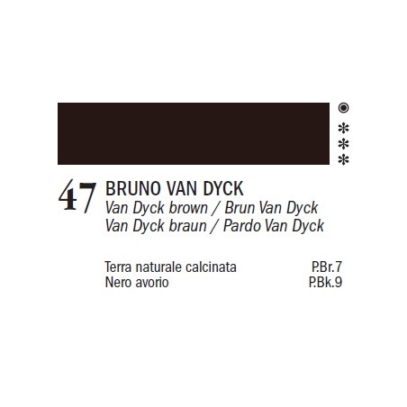 Colori ad olio Master-Ferrario, 60 ml - 47 Bruno Van Dyck