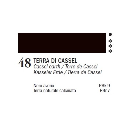 Colori ad olio Master-Ferrario, 60 ml - 48 Terra di Cassel