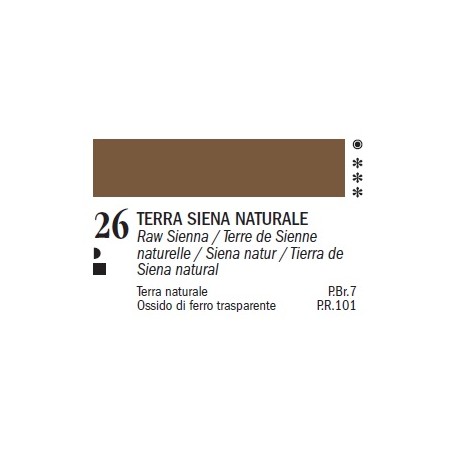 Ferrario Colori olio Van Dyck 150 ml - 26 Terra Siena Naturale