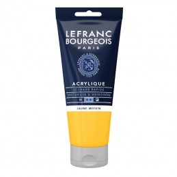 Acrilico Fine Lefranc&Bourgeois, 200 ml, Giallo medio