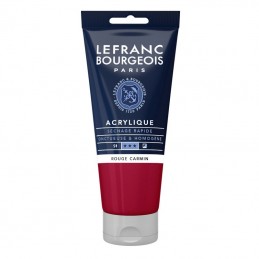 Acrilico Fine Lefranc&Bourgeois, 200 ml, Rosso carminio