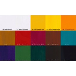 Swatch Maimeri Olio Classico Set 15 colori ad olio in tubi da 60 ml