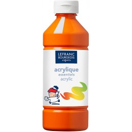 L&B Colori acrilici flacone da 500 ml Arancio