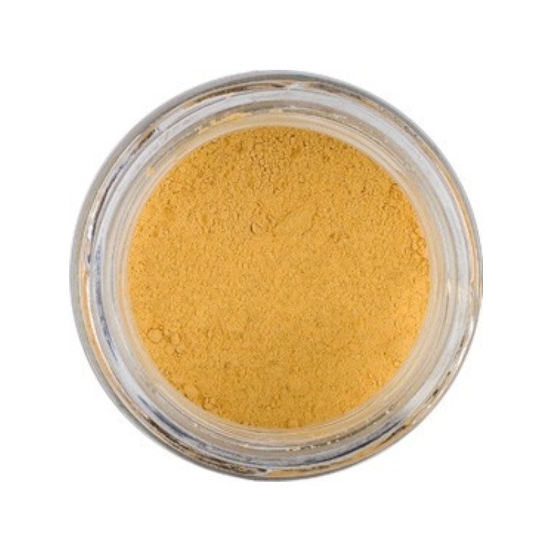 Yellow ocher pigment, 250 ml plastic container