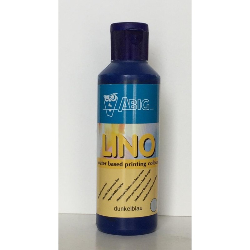 Tinta al agua Abig para linograbado Azul oscuro 80 ml