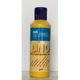 Tinta al agua Abig para linograbado Amarillo 80 ml