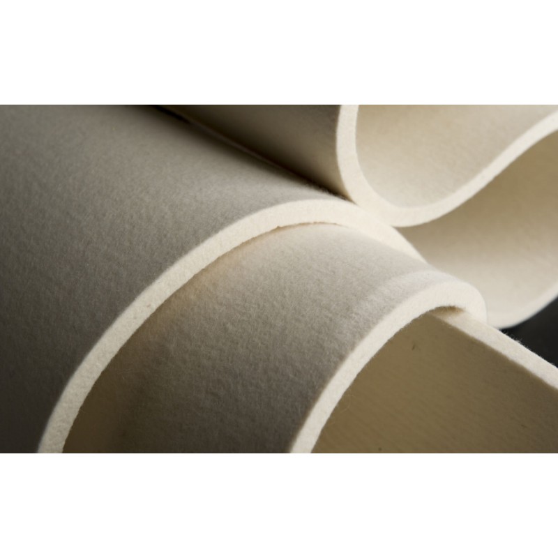 Feutre Synthétique épais 3 Mm Couleur Crème Beige - 45 Cm De Large, Vendu Au Mètre (9,98€/m)