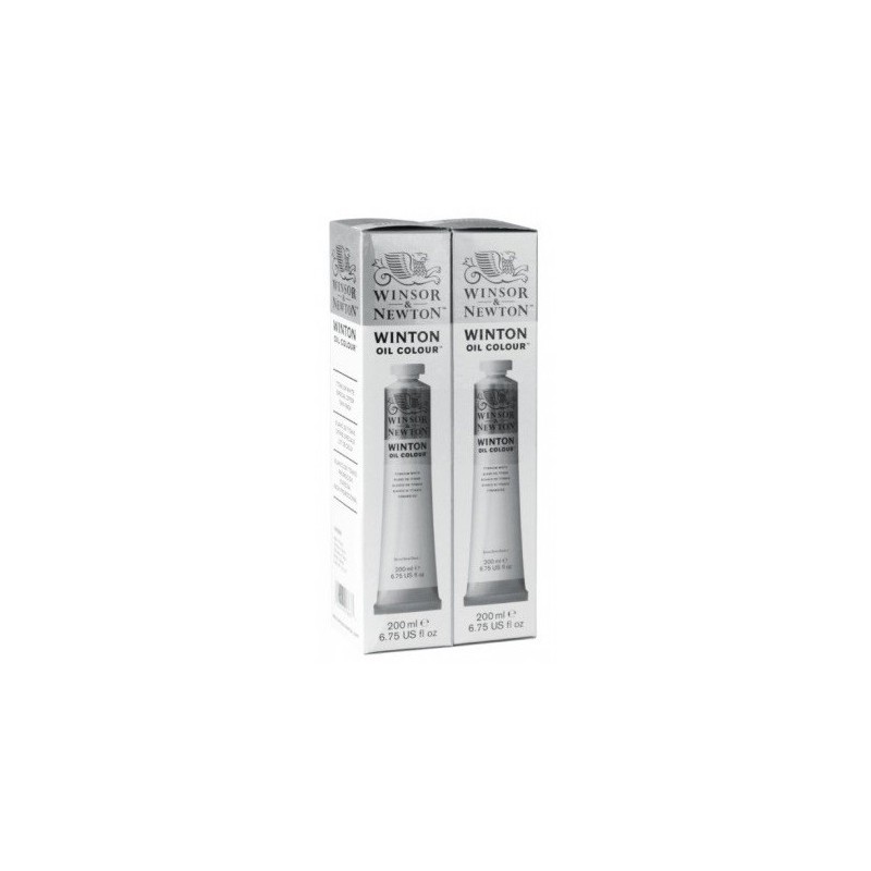 W&N Olio Winton - 40 BIANCO DI TITANIO (pachetto da n. 2 tubi da 200 ml)